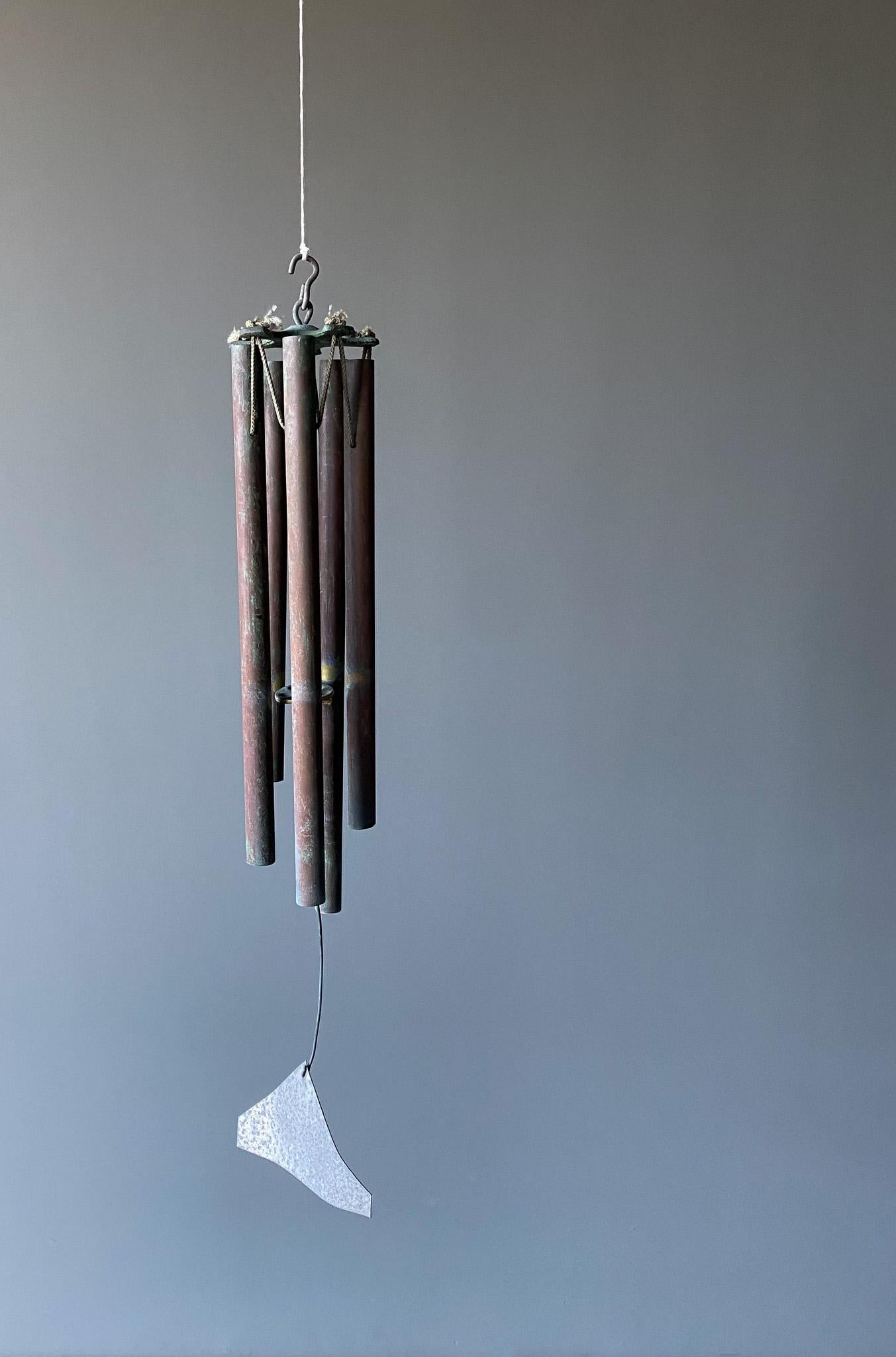 Bronze Flint Brass Co. Wind Chimes Often Misattributed to Walter Lamb.  USA, 1960’s  For Sale