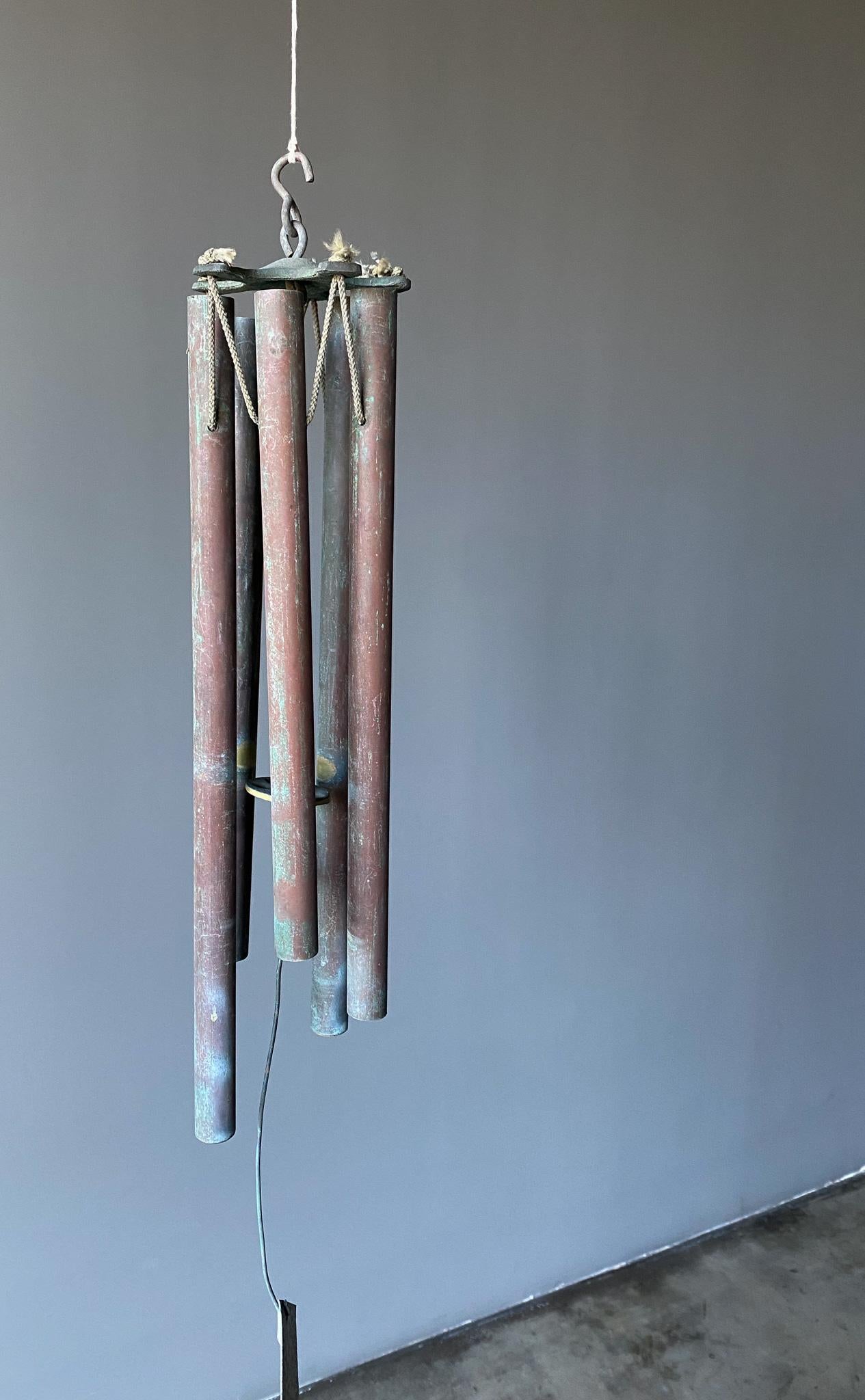 Flint Brass Co. Wind Chimes Often Misattributed to Walter Lamb.  USA, 1960’s  For Sale 1