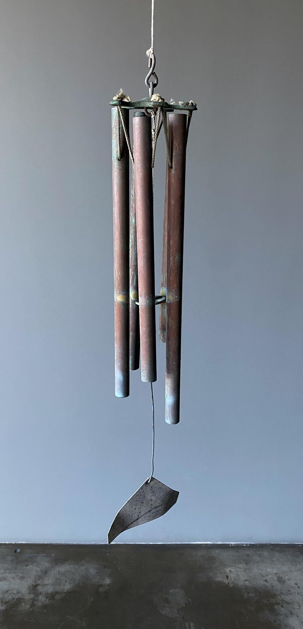 Flint Brass Co. Wind Chimes Often Misattributed to Walter Lamb.  USA, 1960’s  For Sale 4