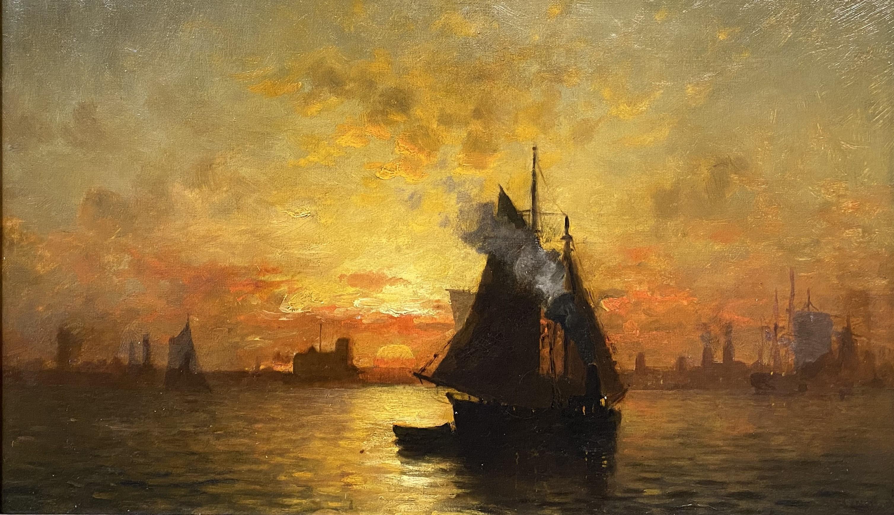 Fine della giornata - Painting di Walter Lansil