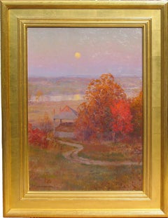 Autumn Moonrise oil painting by Walter Launt Palmer