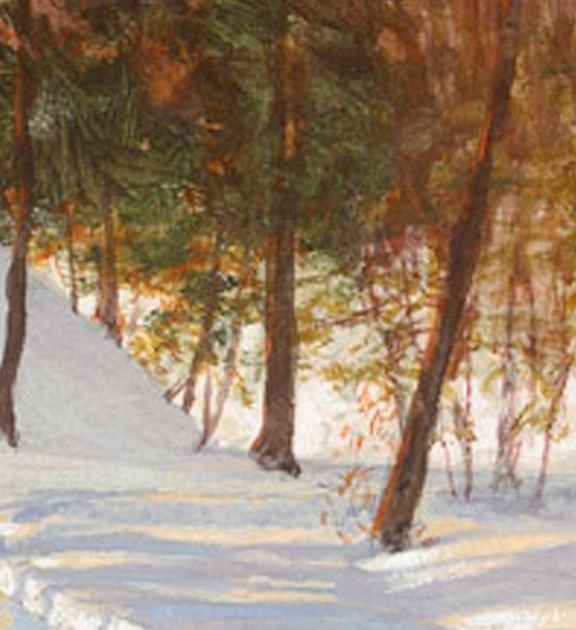 Bars of Light (Braun), Landscape Painting, von Walter Launt Palmer