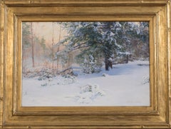 The First Snow, 1898 by Walter Launt Palmer (1854-1932, American)