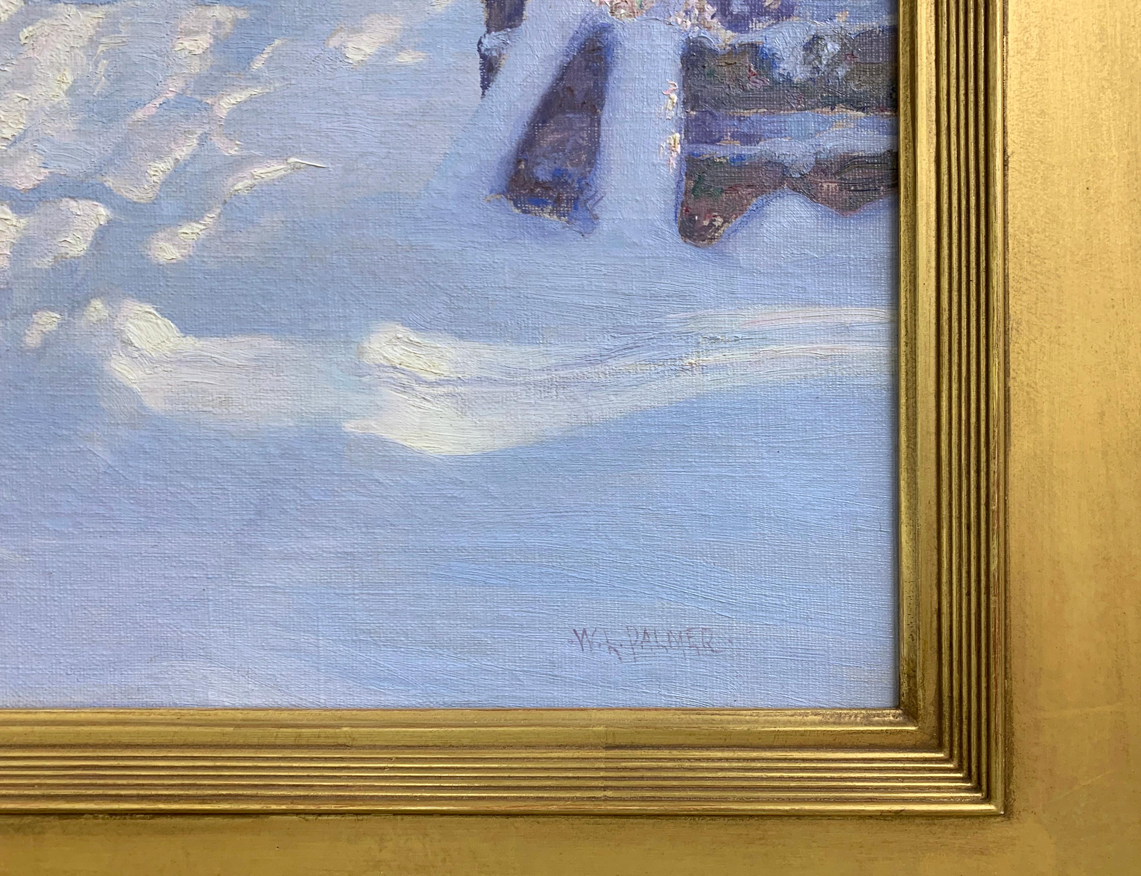 Walter Launt Palmer Winter Morning, Impressionist Landscape in the