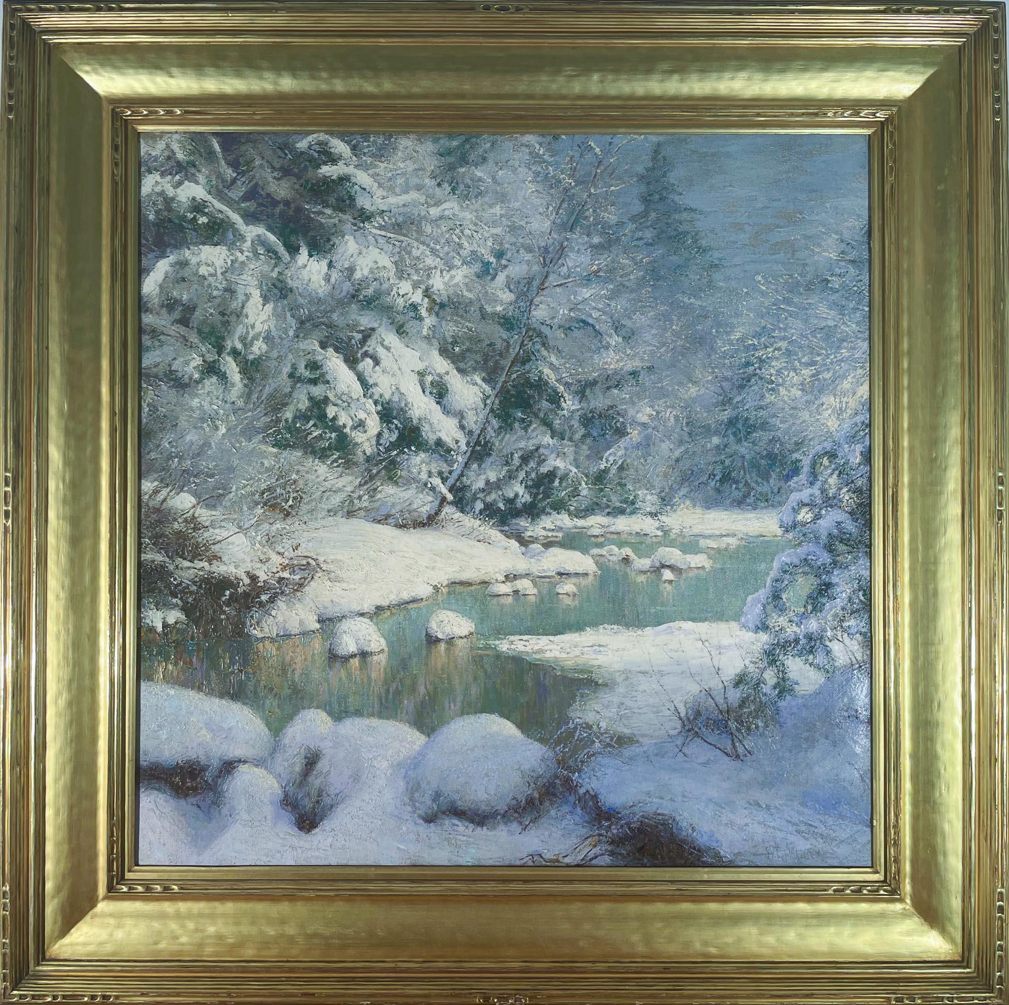 Winter Scene - Painting by Walter Launt Palmer