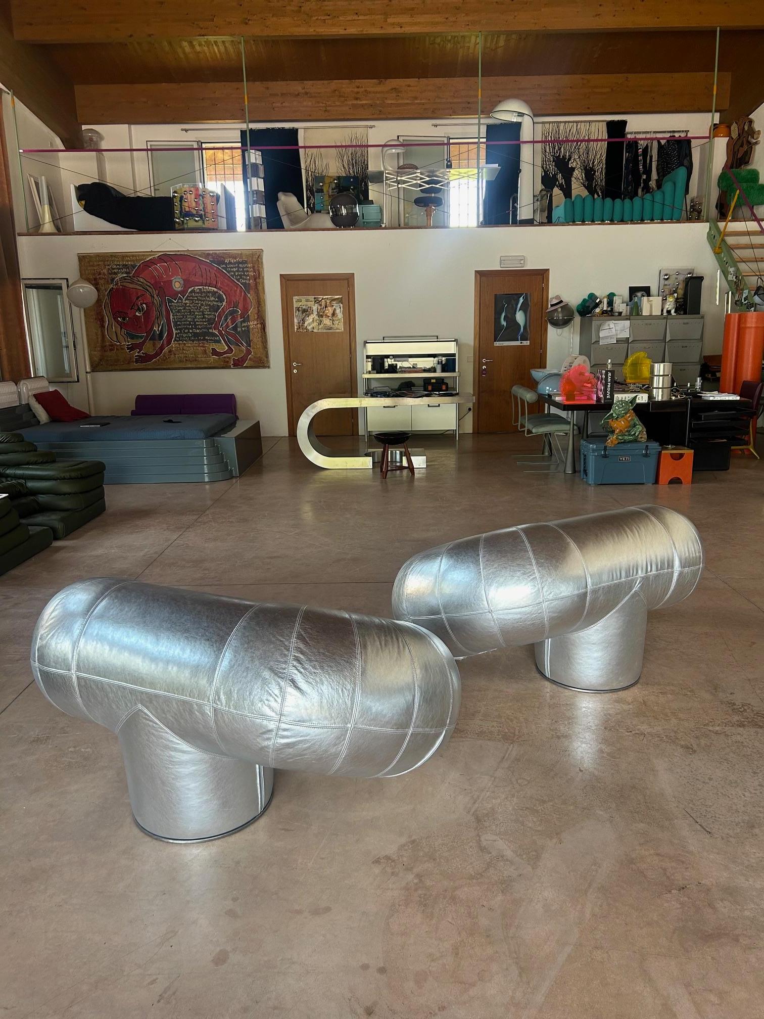 Fauteuils Zeppelin de Walter Leeman pour Velda 1970 en vente 2