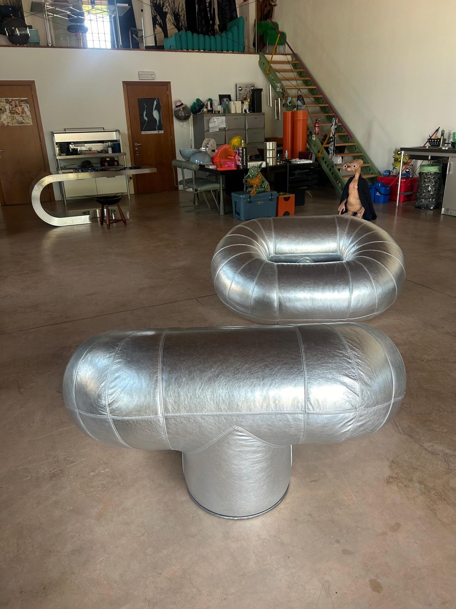 Walter Leeman Zeppelin Living Ensemble de salon 3 pièces pour Velda 1970 en vente 9