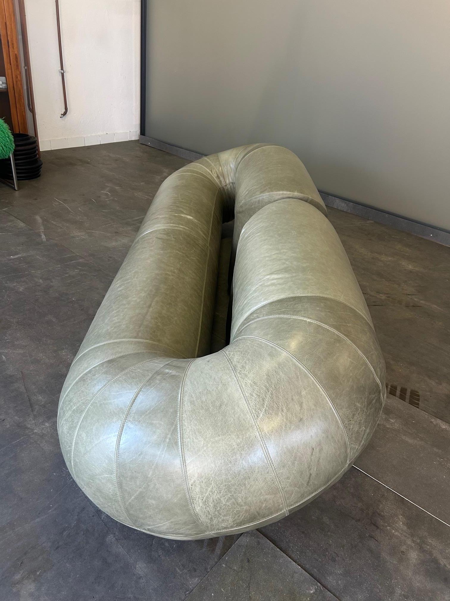 Walter Leeman Zeppelin Sofa for Velda 1970s in vendita 7