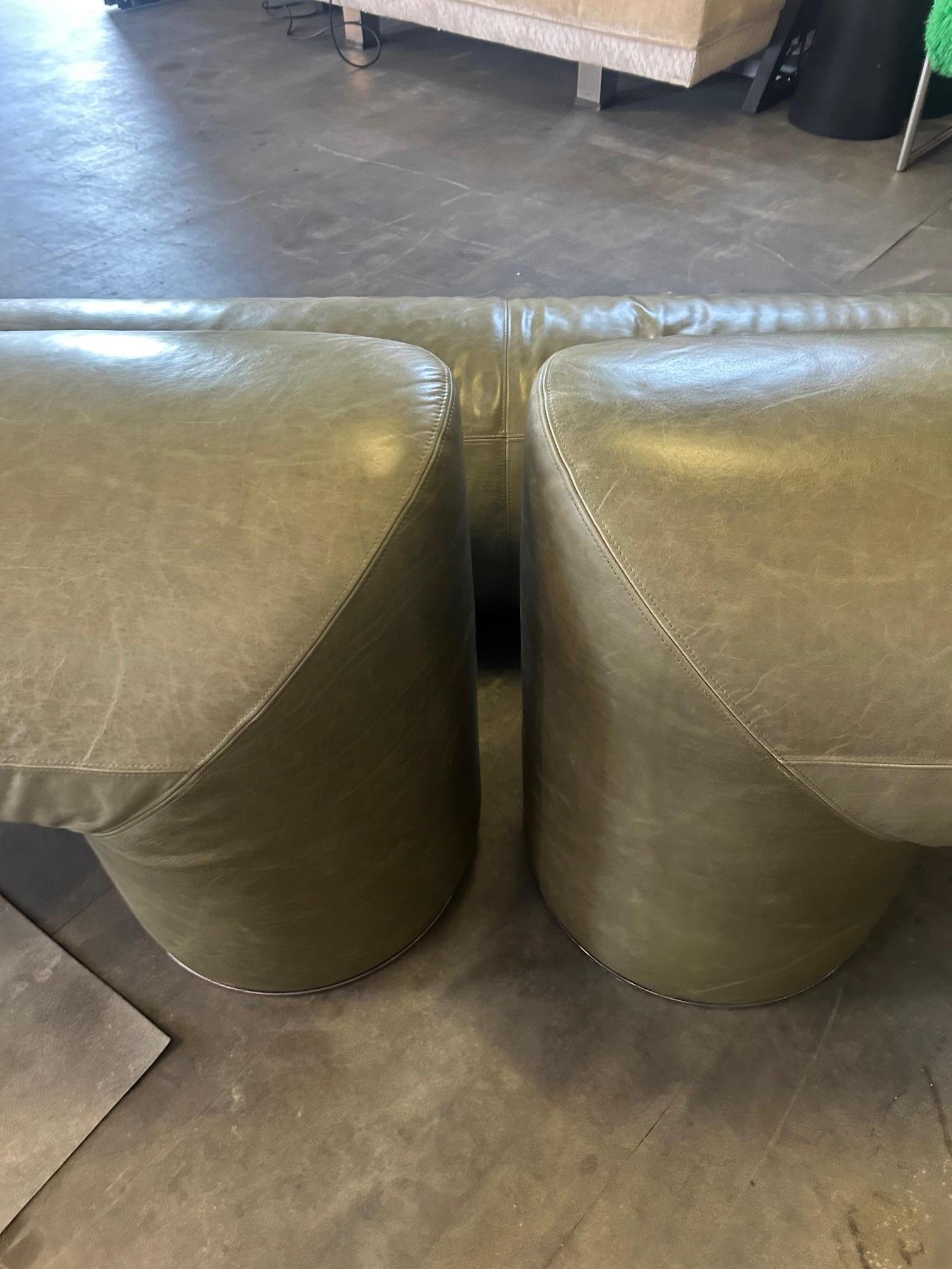 Walter Leeman Zeppelin Sofa for Velda 1970s in vendita 8