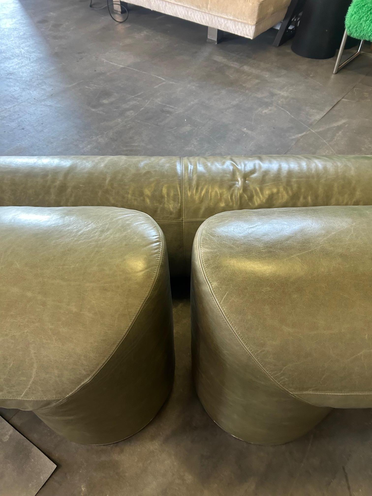 Walter Leeman Zeppelin Sofa for Velda 1970s in vendita 9