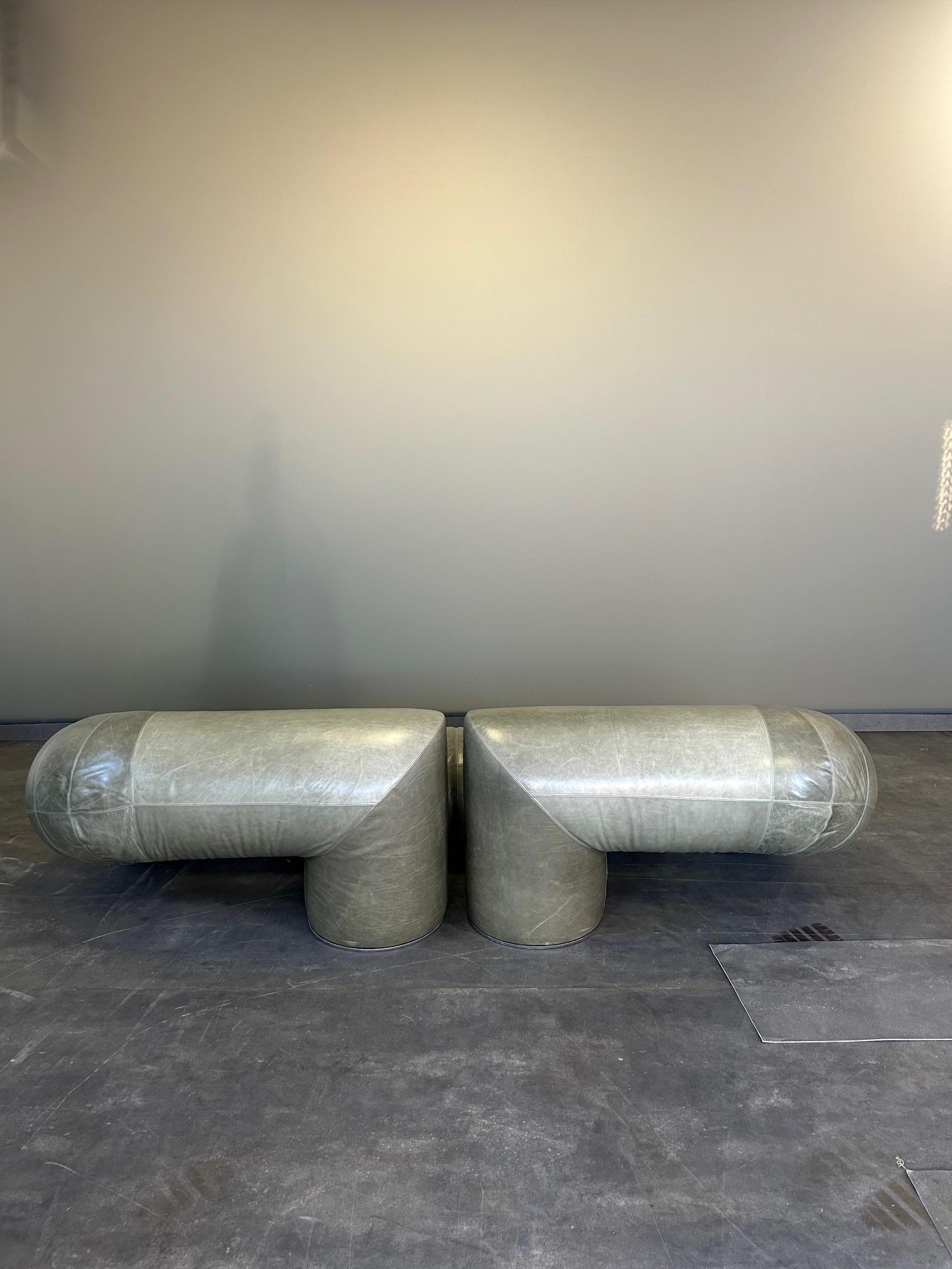 Walter Leeman Zeppelin Sofa for Velda 1970s in vendita 10