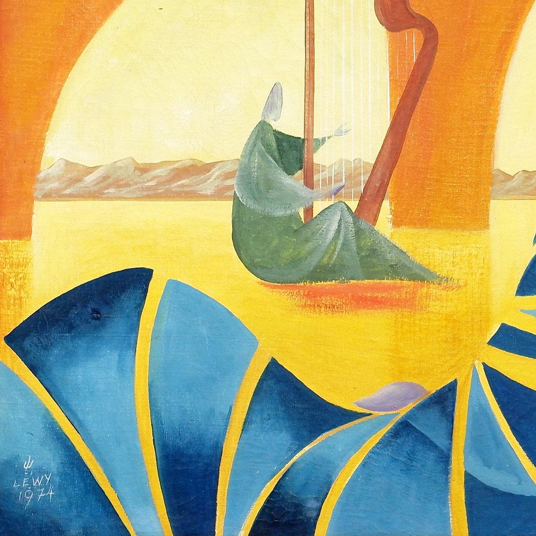 Surrealism - Symbolism Art
Measures : 60x50,5cm 
Without Frame : 55,5x46cm 
Walter Lewy (1905–1995, Dortmund, Germany) was a German-born Brazilian painter and illustrator best known for his surrealist and symbolic visual language. Forced to flee