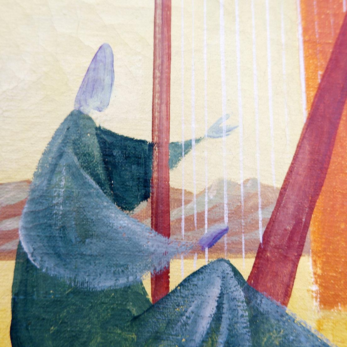 Walter Lewy 1905-1995 Surrealist scene - signed and dated 1974. im Angebot 3