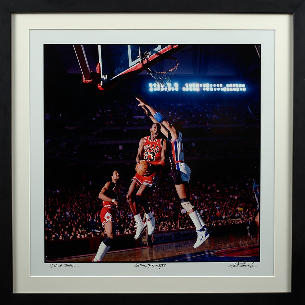  Michael Jordan (Detroit, Michigan 3/87) - Photograph by Walter Iooss