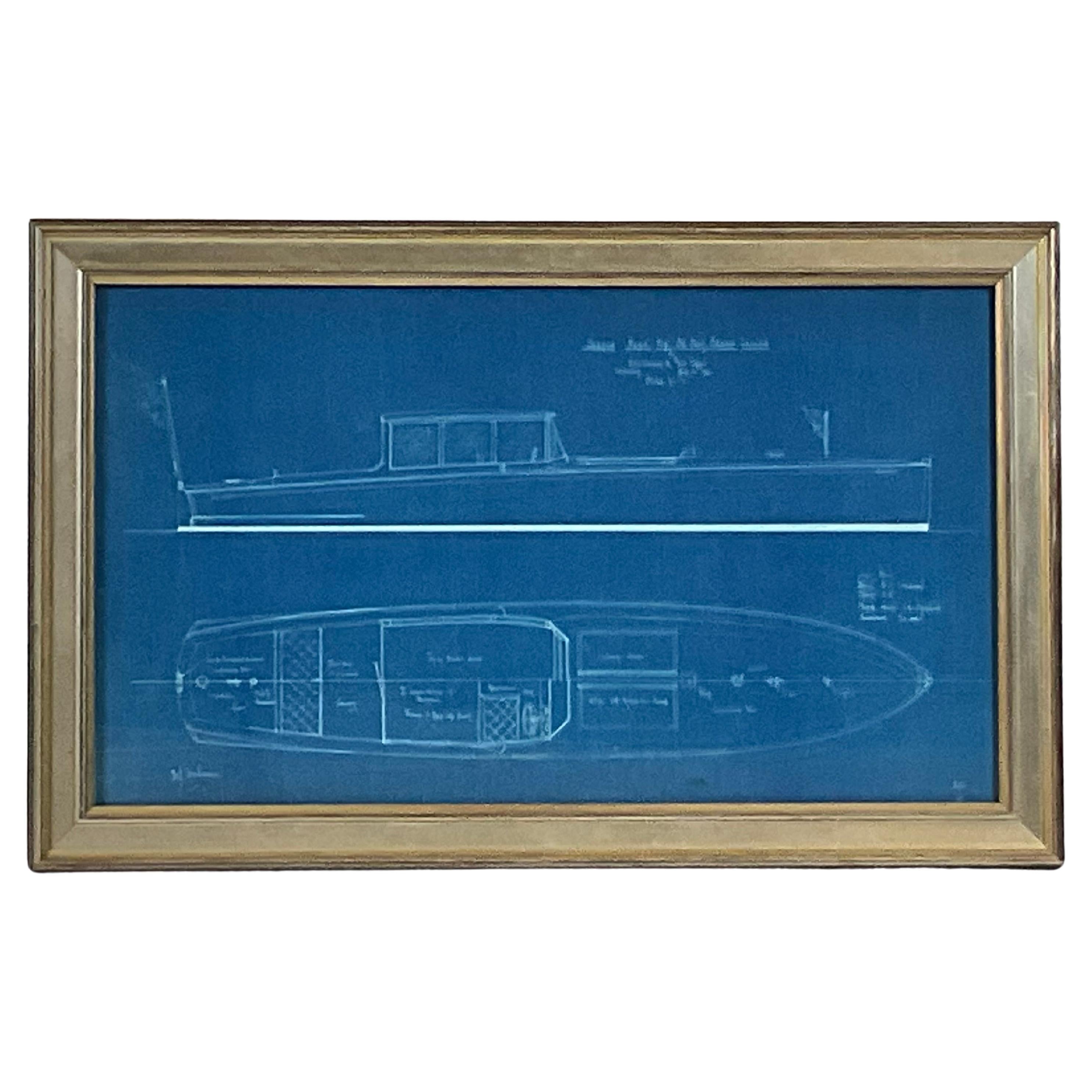 Walter McGinnis Blueprint for a Sedan Launch For Sale