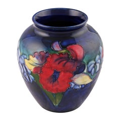 Retro Walter Moorcroft Orchid Vase