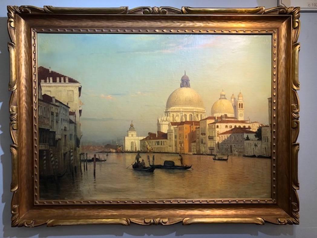 Walter Moras Landscape Painting - Italian Sunset