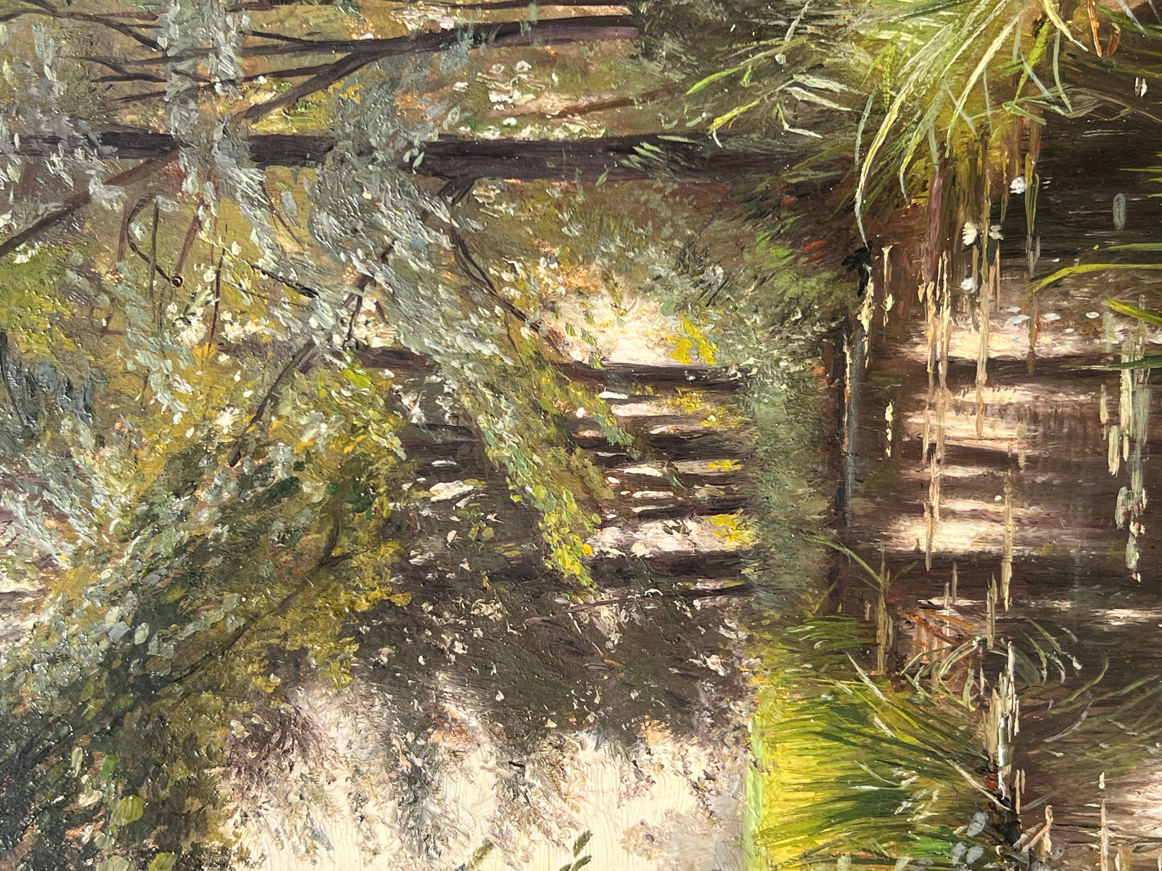 Paysage fluvial en été 1