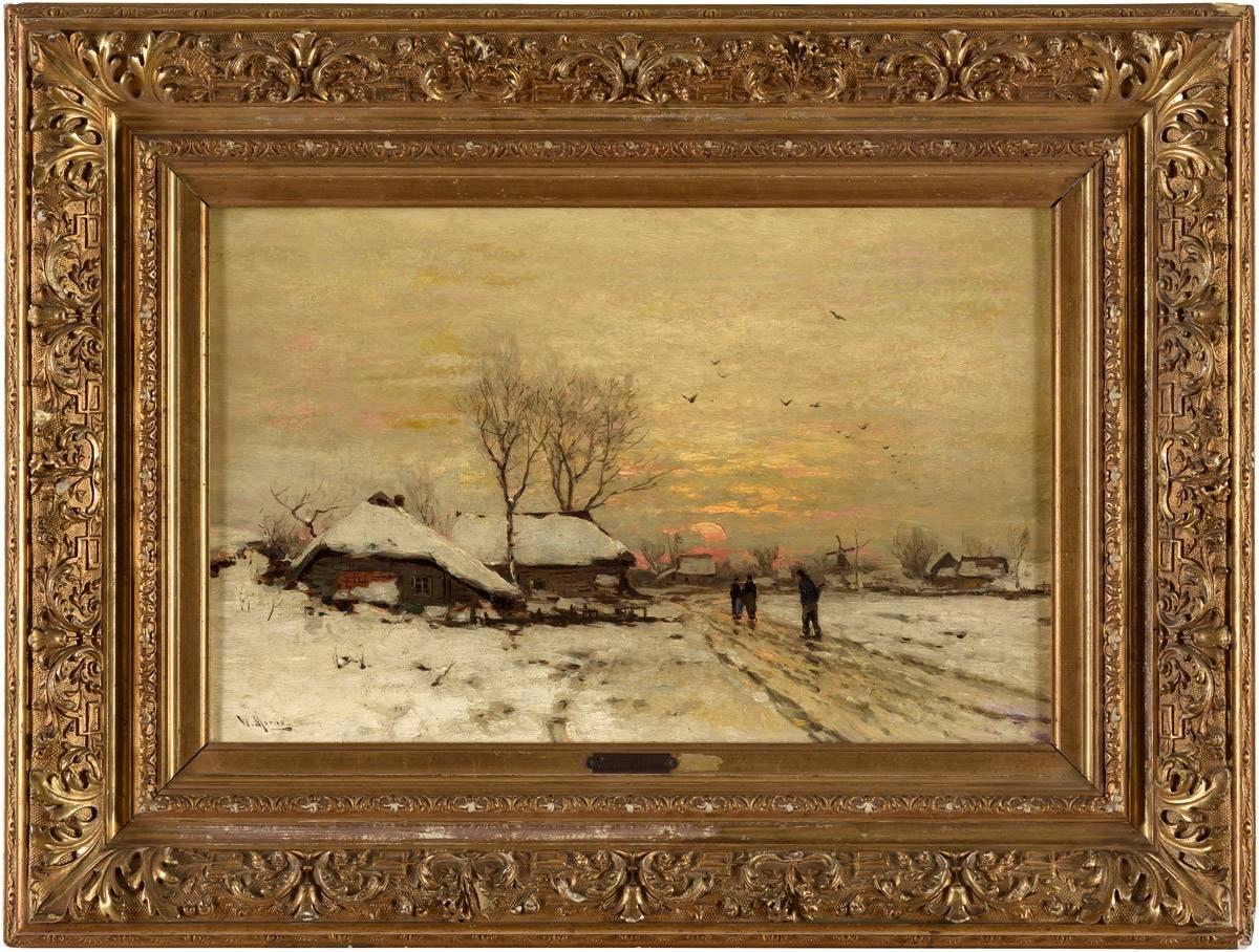 Walter Moras Landscape Painting - The Journey Home