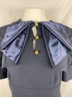 Walter Navy - Mini robe bleu marine, taille 4