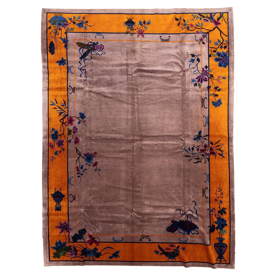 Walter Nichols Chinese Rug, 1920 For Sale