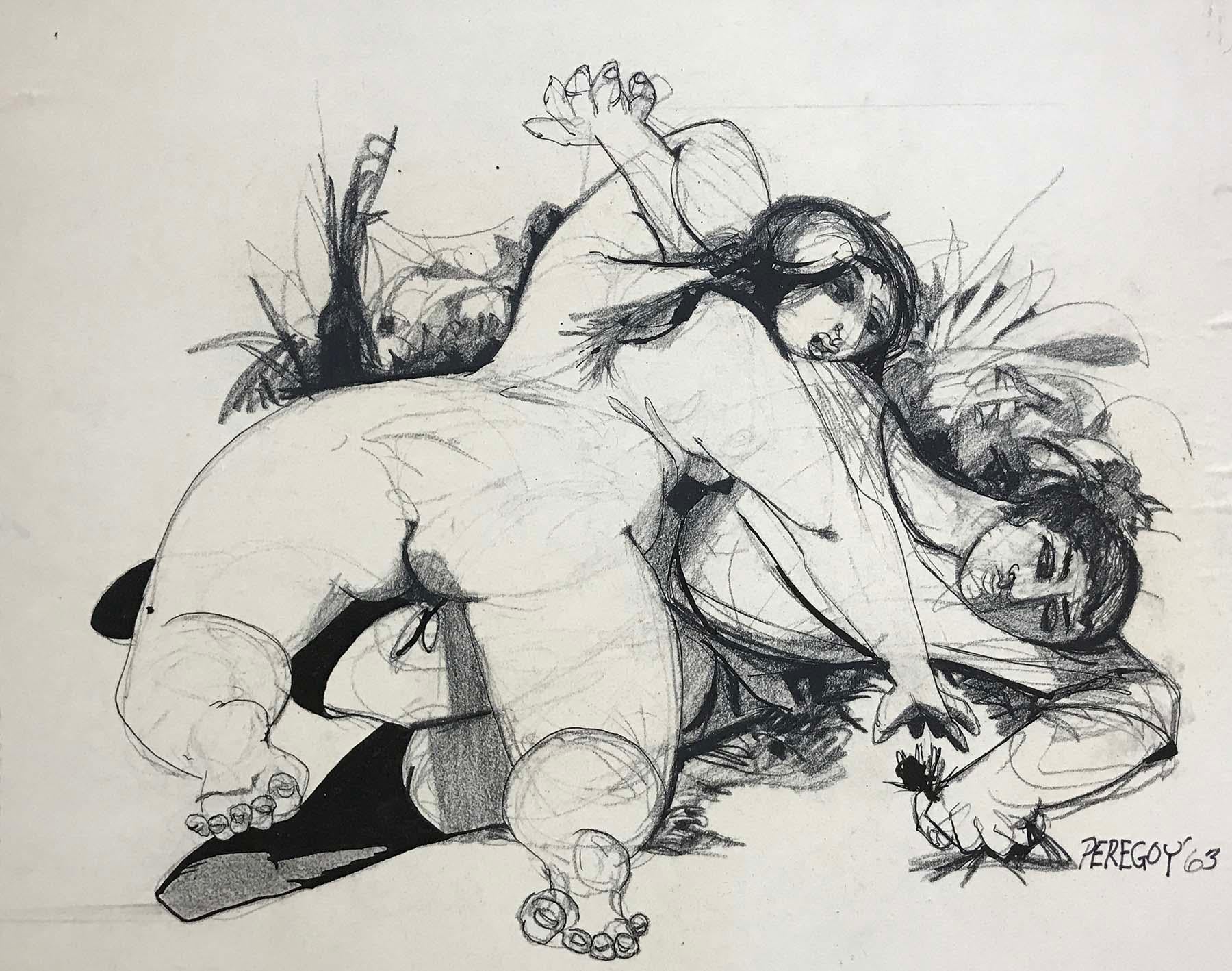 Walter Peregoy Nude Painting - EROTICA