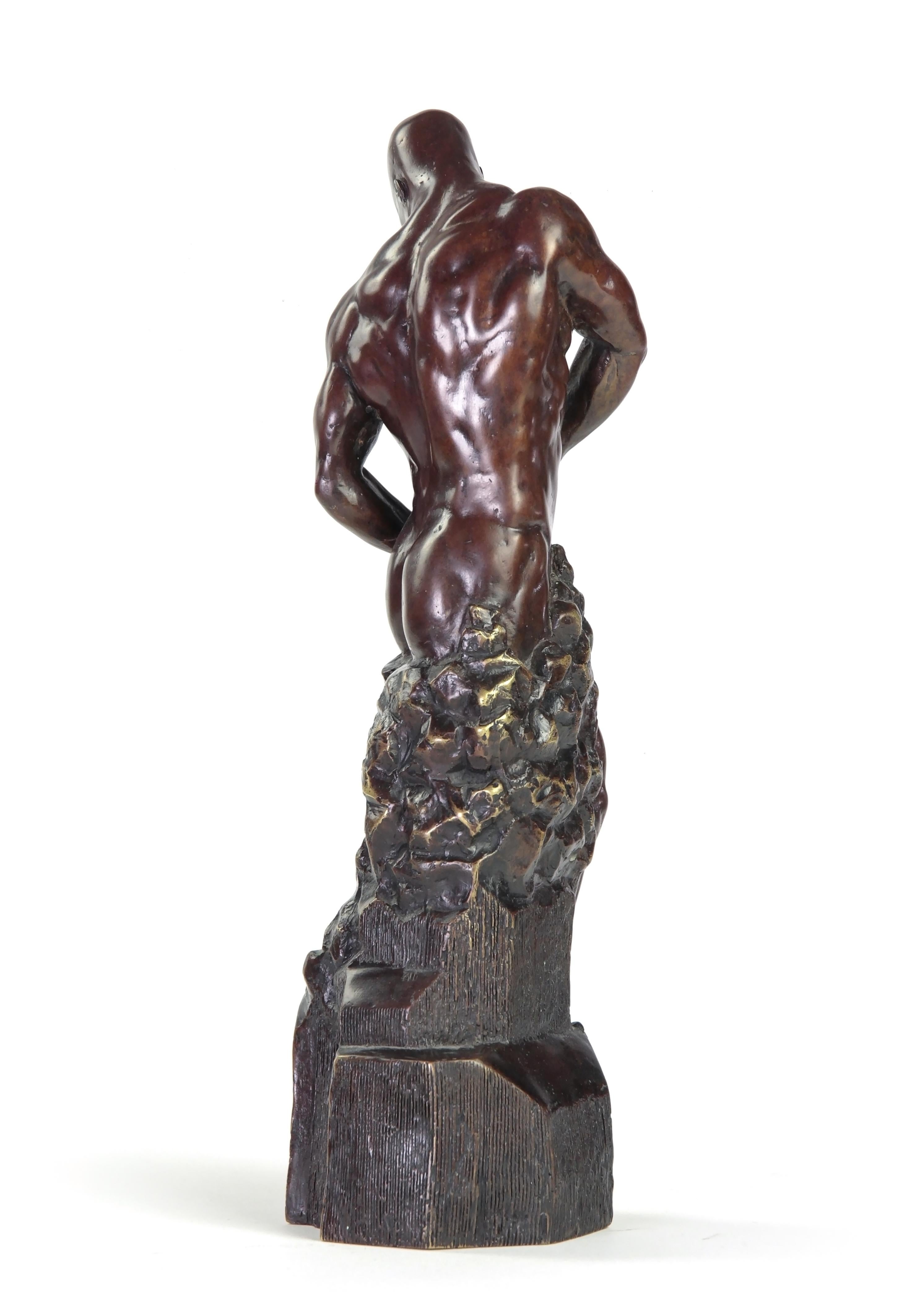 Master of Your Own Destiny II by Walter Peter Brenner - Mythological, bronze For Sale 4