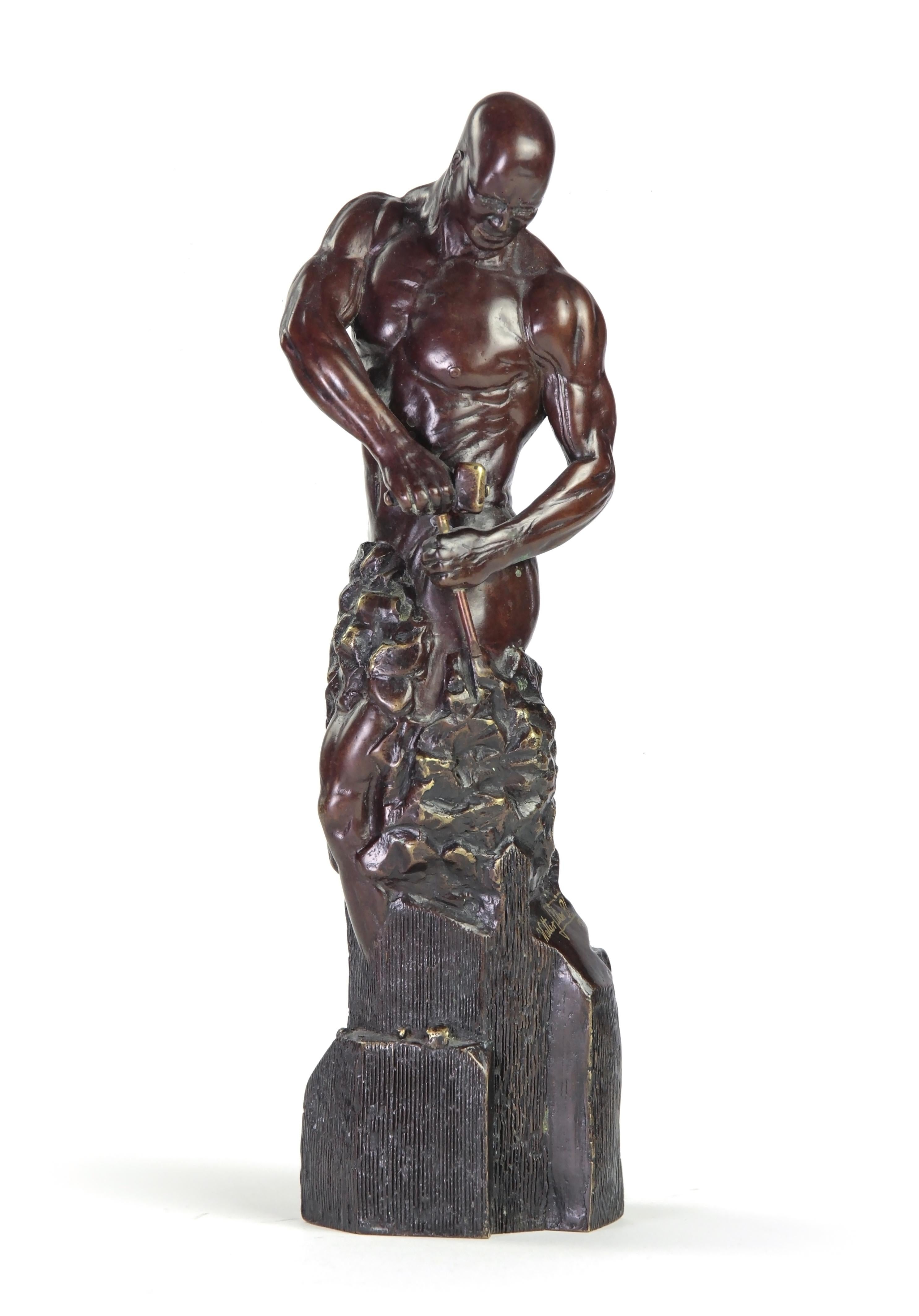 Master of Your Own Destiny II by Walter Peter Brenner - Mythological, bronze For Sale 5
