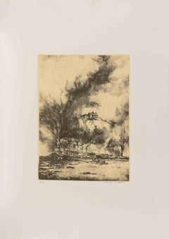 Ancona, Port of My Heart - Etching by Walter Piacesi - 1982