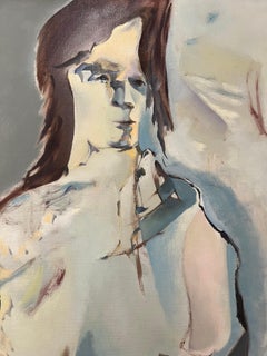 Agrarian Dishabille, 1955 Mid 20th Century Painting, with Museum Provenance