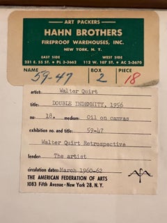 Double Indemnity, 1956 Mid-Century Figurative Expressionism w/ Museum Provenance