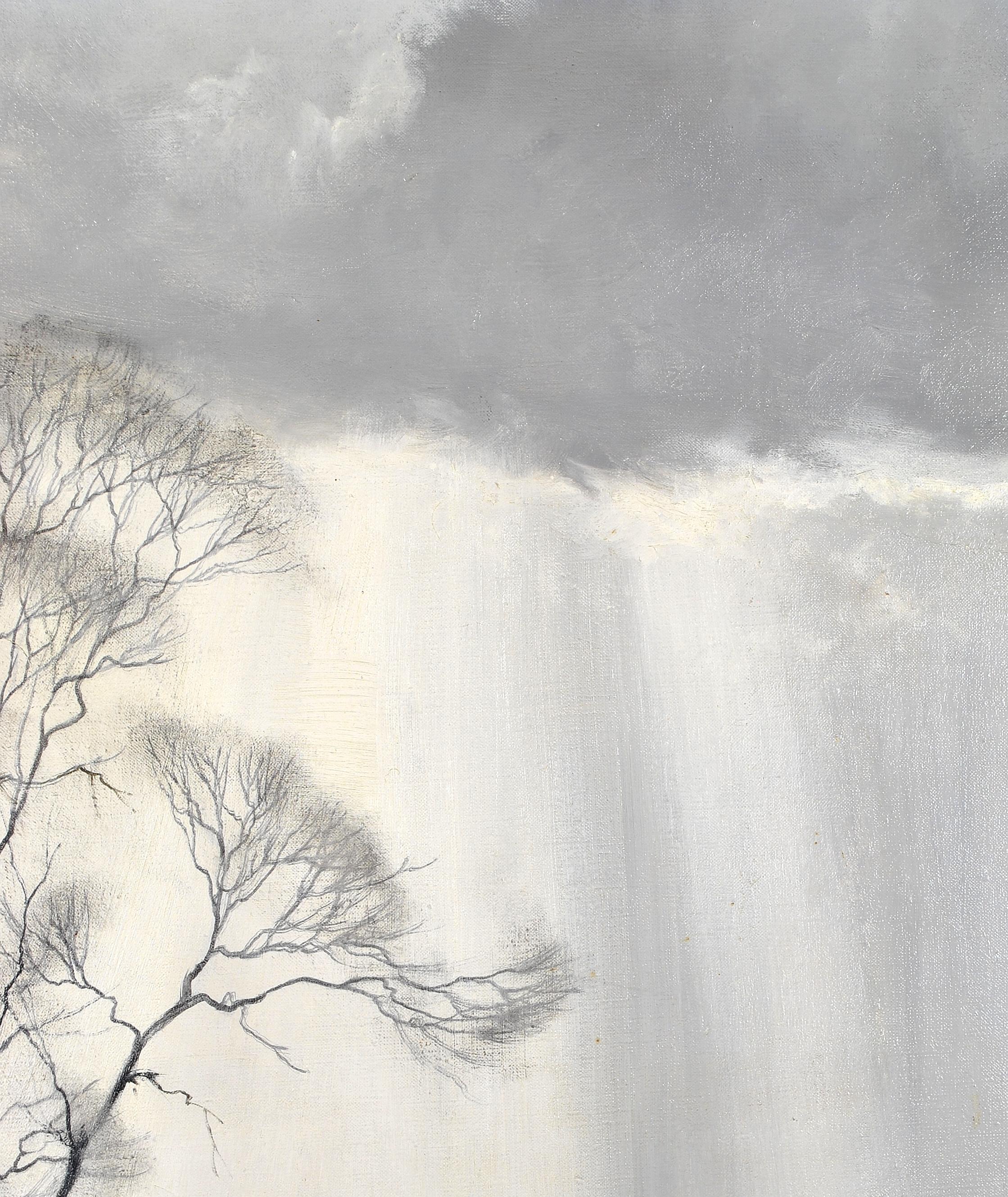 Pregevole olio su tela inglese di grandi dimensioni di Walter Robin Jennings che raffigura un suggestivo paesaggio invernale. 

L'artista è molto popolare ed è stato uno dei preferiti di S.M. la Regina Elisabetta la Regina Madre, che ha utilizzato