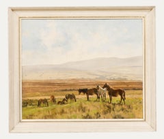 Walter Robin Jennings (1927-2005) - Framed 20th Century Oil, Wild Horses