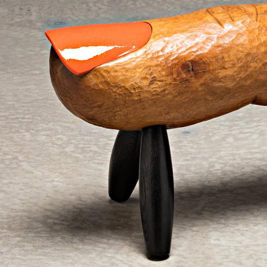 Finger bench - Sculpture by Walter Robinson