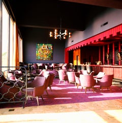 Vintage Hotel Lobby of the 1970ies, Limited Edition, Printed Later