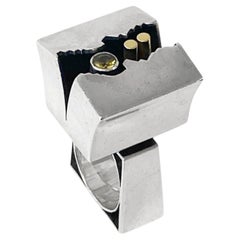 Walter Schluep Sterling silver 18K Gold Ring