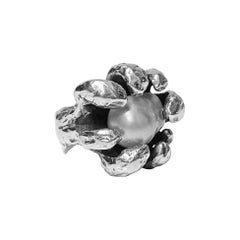 Walter Schluep Sterling Silber Perlenring