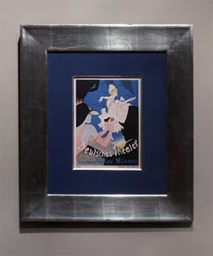 Deutsches Theater de Walter Schnackenberg, litografía alemana de cabaret, c. 1920