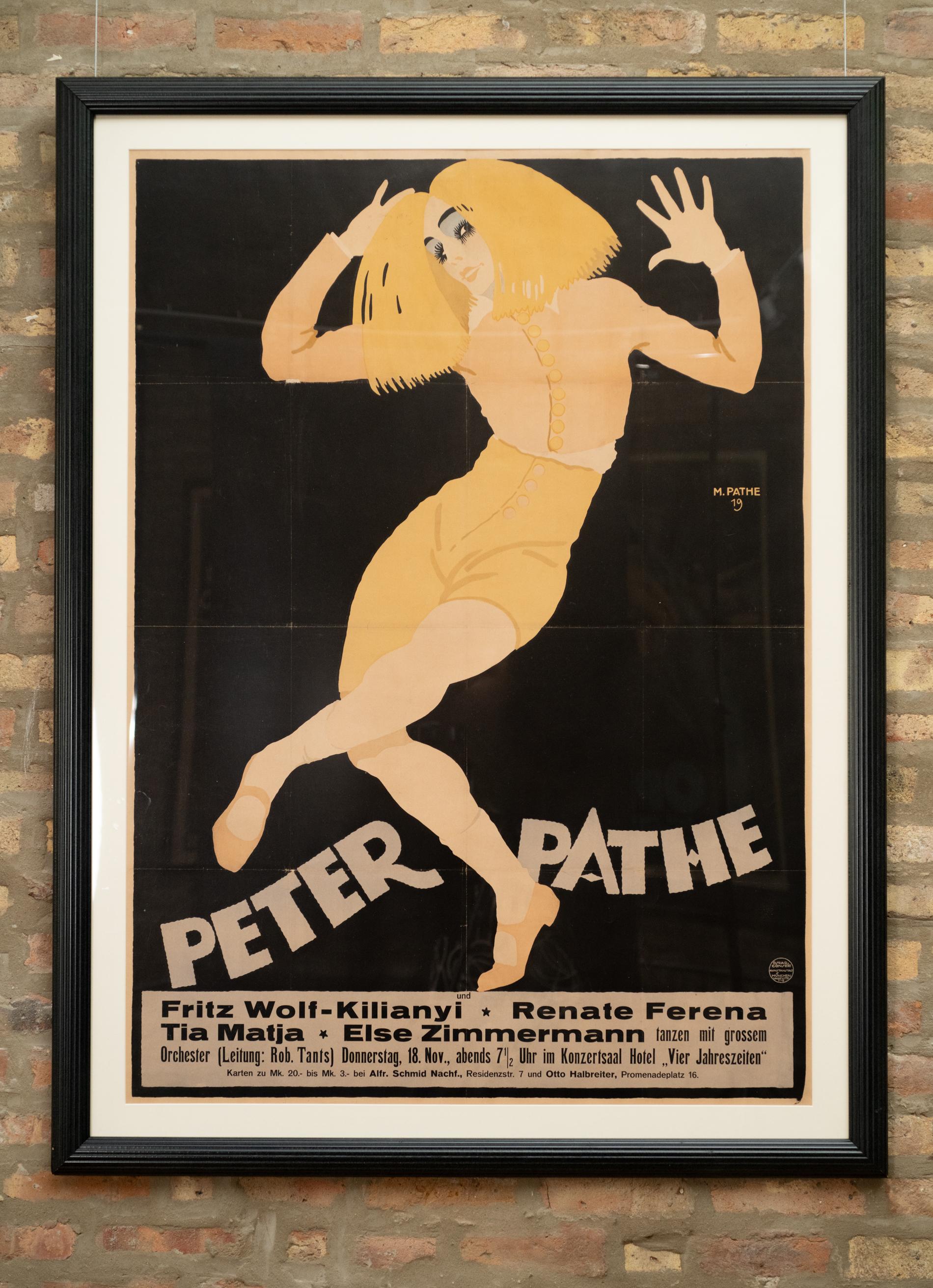 Walter Schnackenberg Figurative Print - Peter Pathe - Original Lithograph Poster