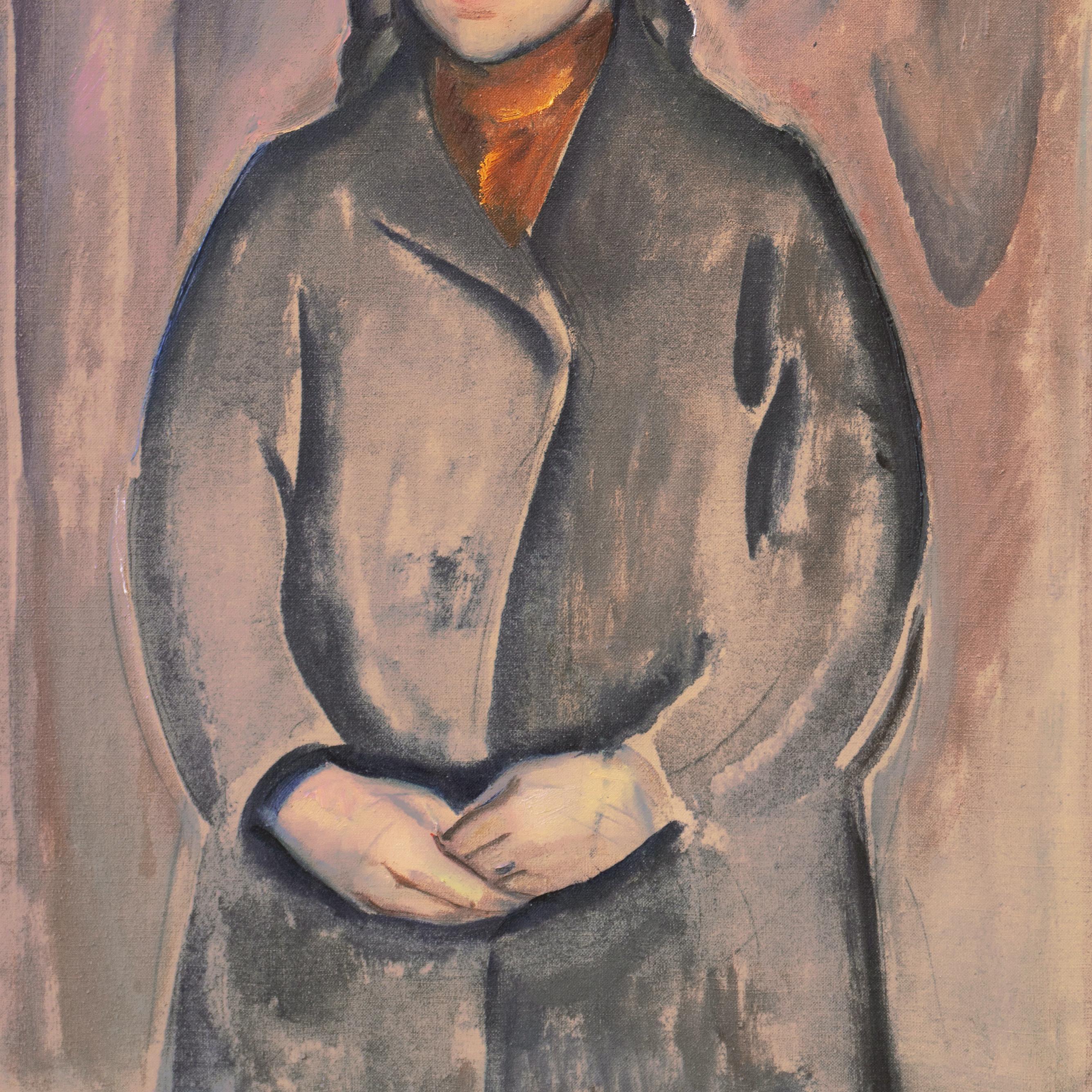 « Jeune femme portant une écharpe en cuivre », Paris, Salon d'automne, Bretagne, Skagen en vente 4