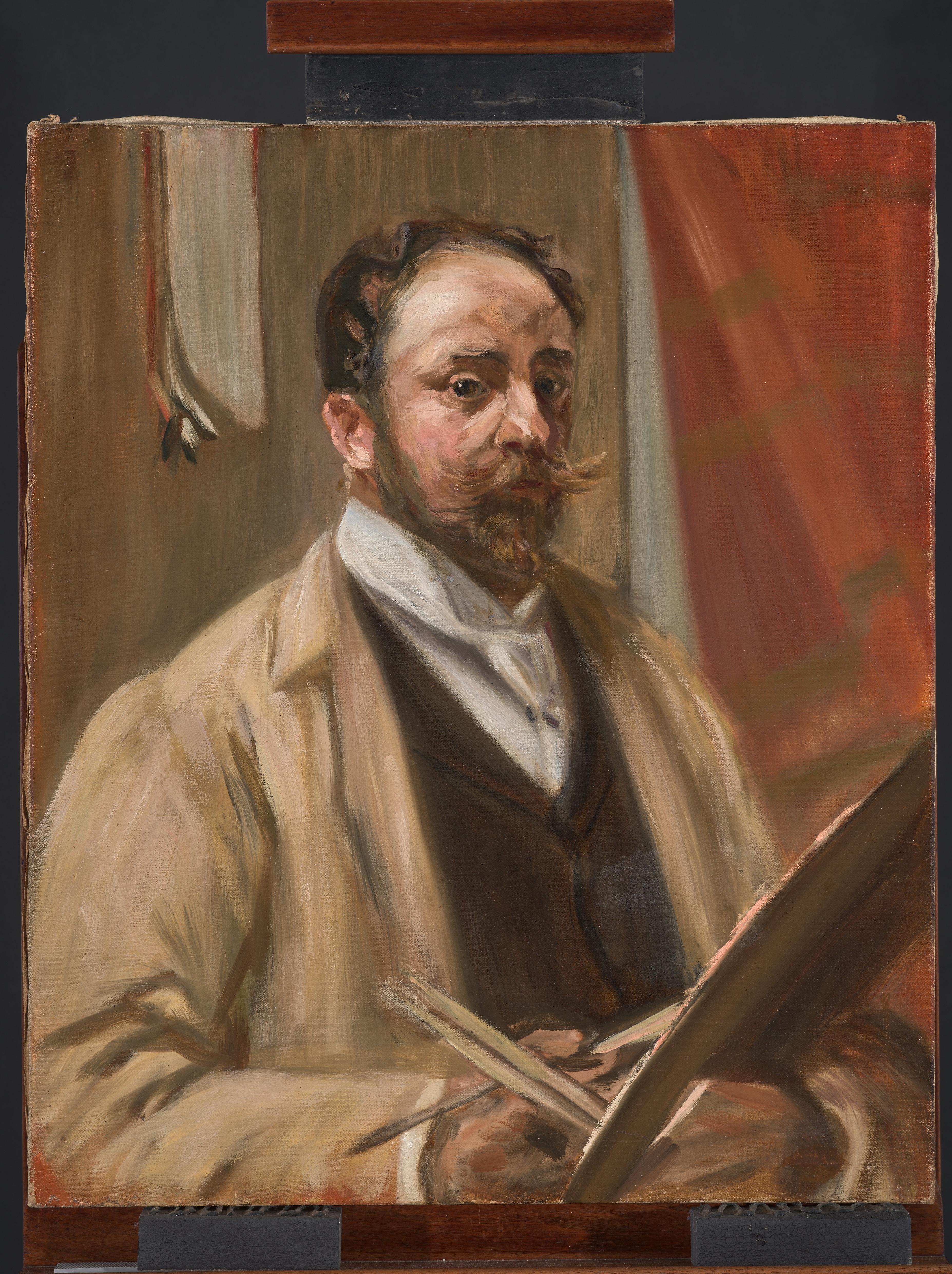 Walter Shirlaw Portrait Painting - William Merritt Chase