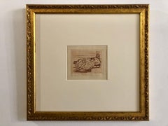 Walter Sickert, gravure, Mon Bon Dodo, vers 1910