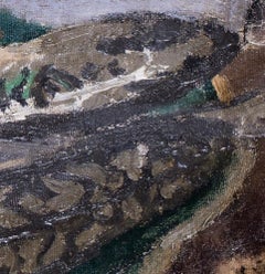 Rare peinture à l'huile de Walter Sickert représentant des maquereaux, britannique, début du 20e siècle