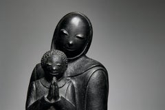 Mother and Child, Mid-20th Century sculpture, Cleveland School Artist