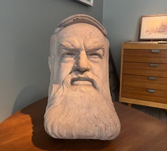 Kopfstatus - Skulptur des Kopfes von Tristan Barnard (1866 - 1947)
