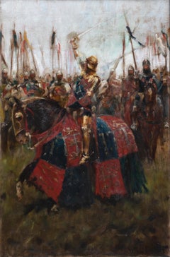 King Henry V At The Battle Of Agincourt (1415), 19th Century  