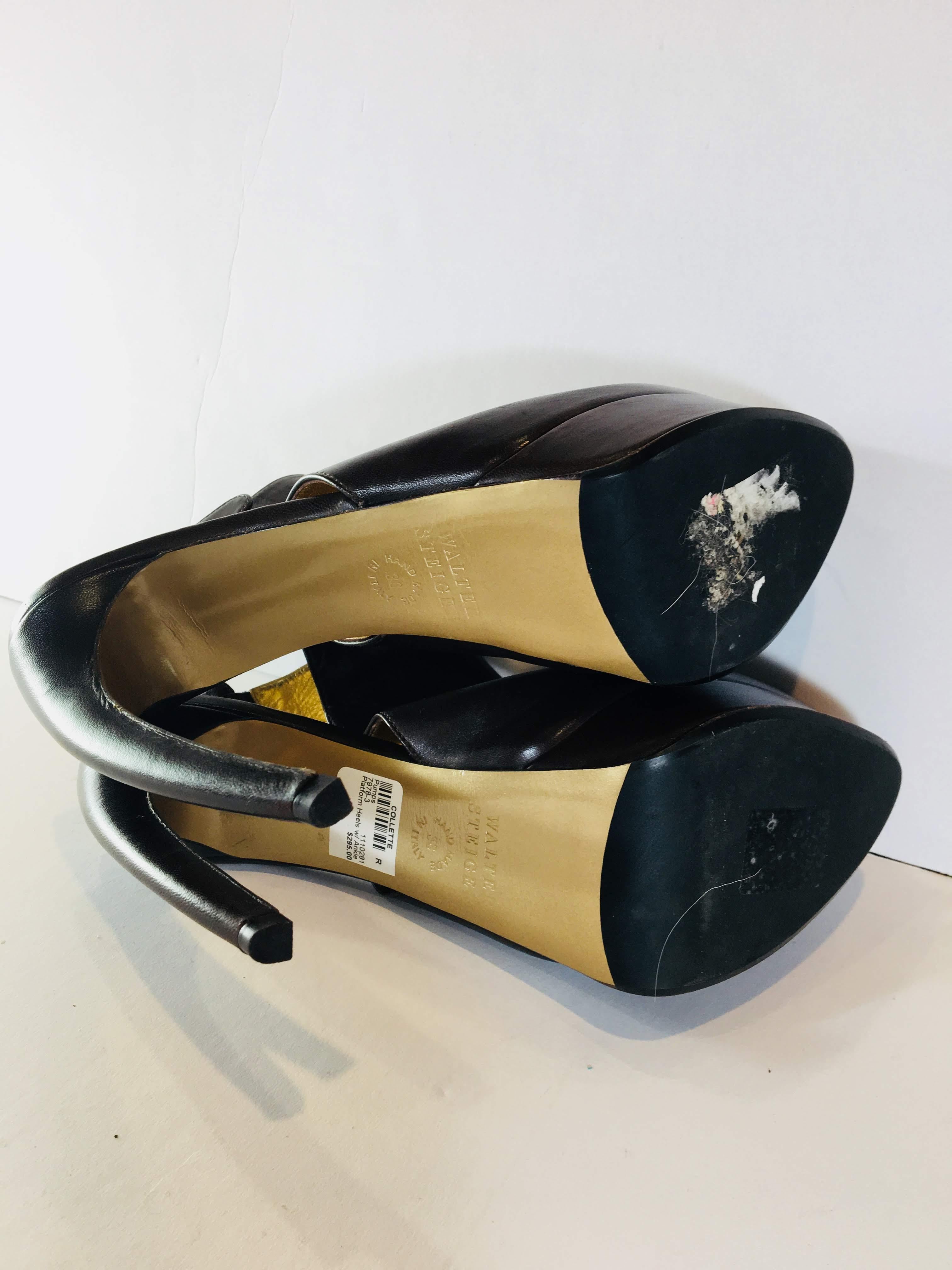 Walter Steiger Platform Heels  In Good Condition In Bridgehampton, NY