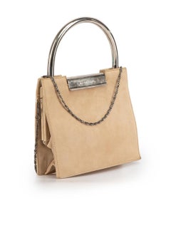 Walter Steiger Vintage Beige Suede Mini Bag