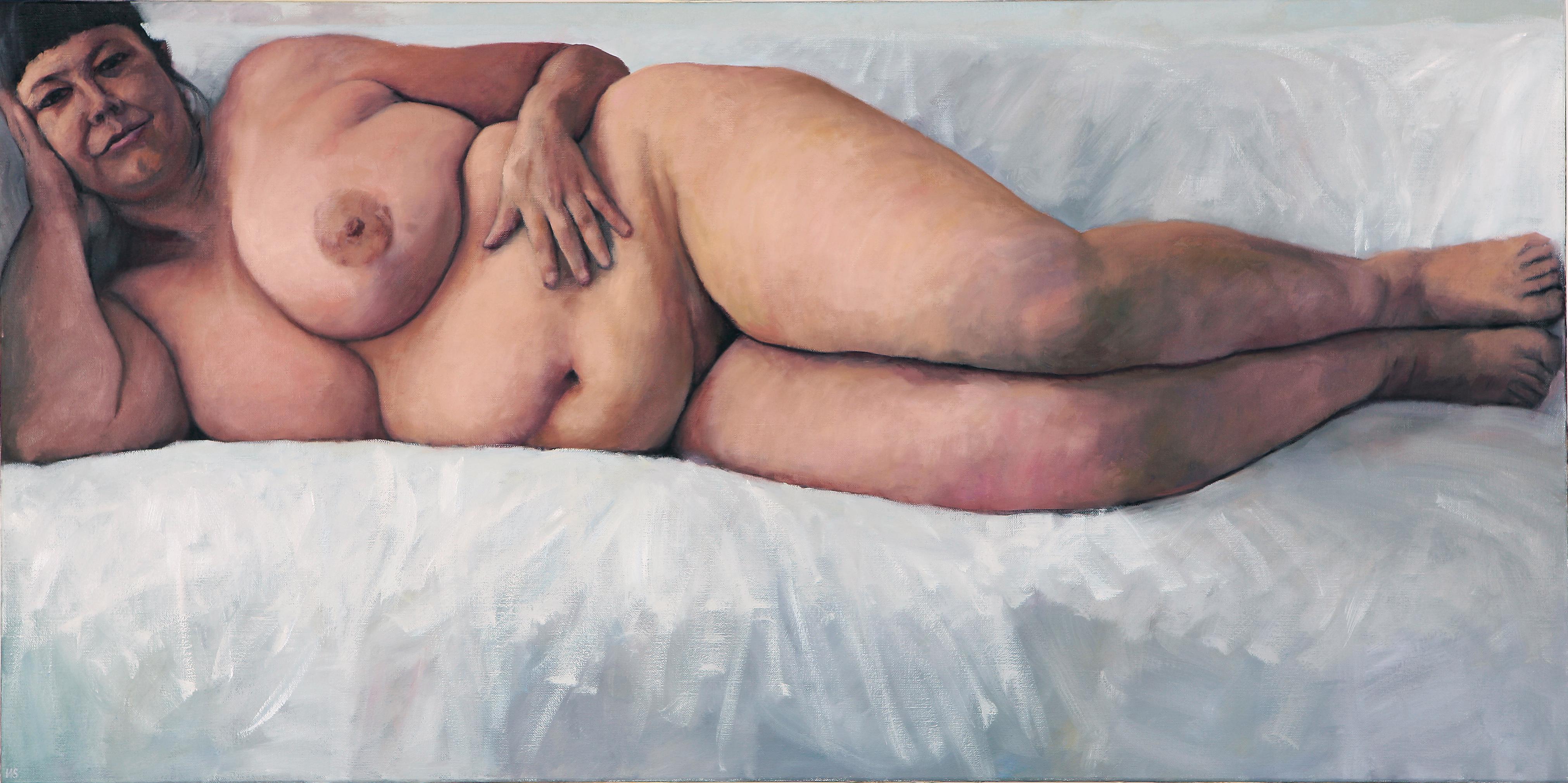 Walter Strobl Nude Painting - Nicole