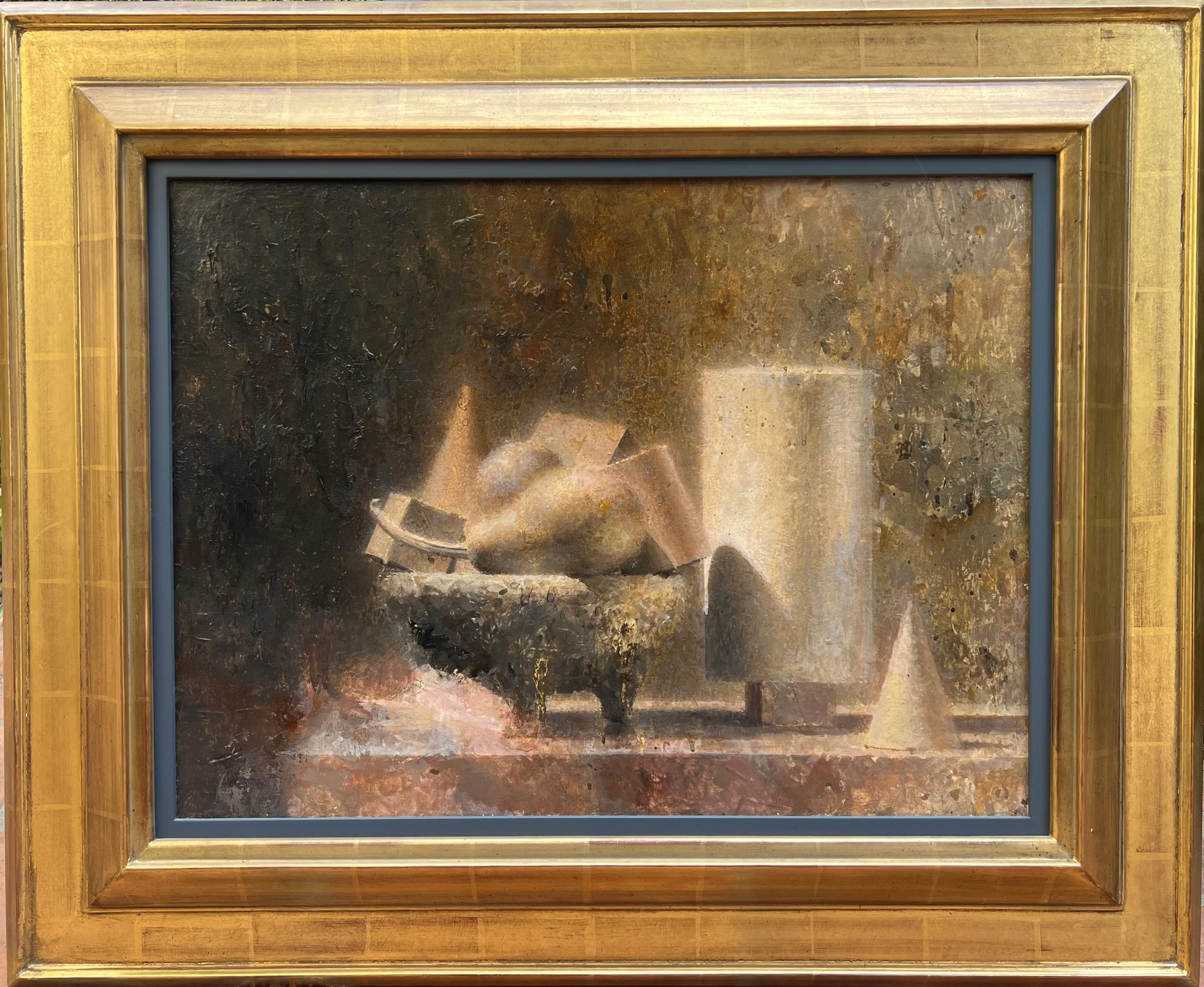 Cylinder and Pear - Painting by Walter Tandy Murch